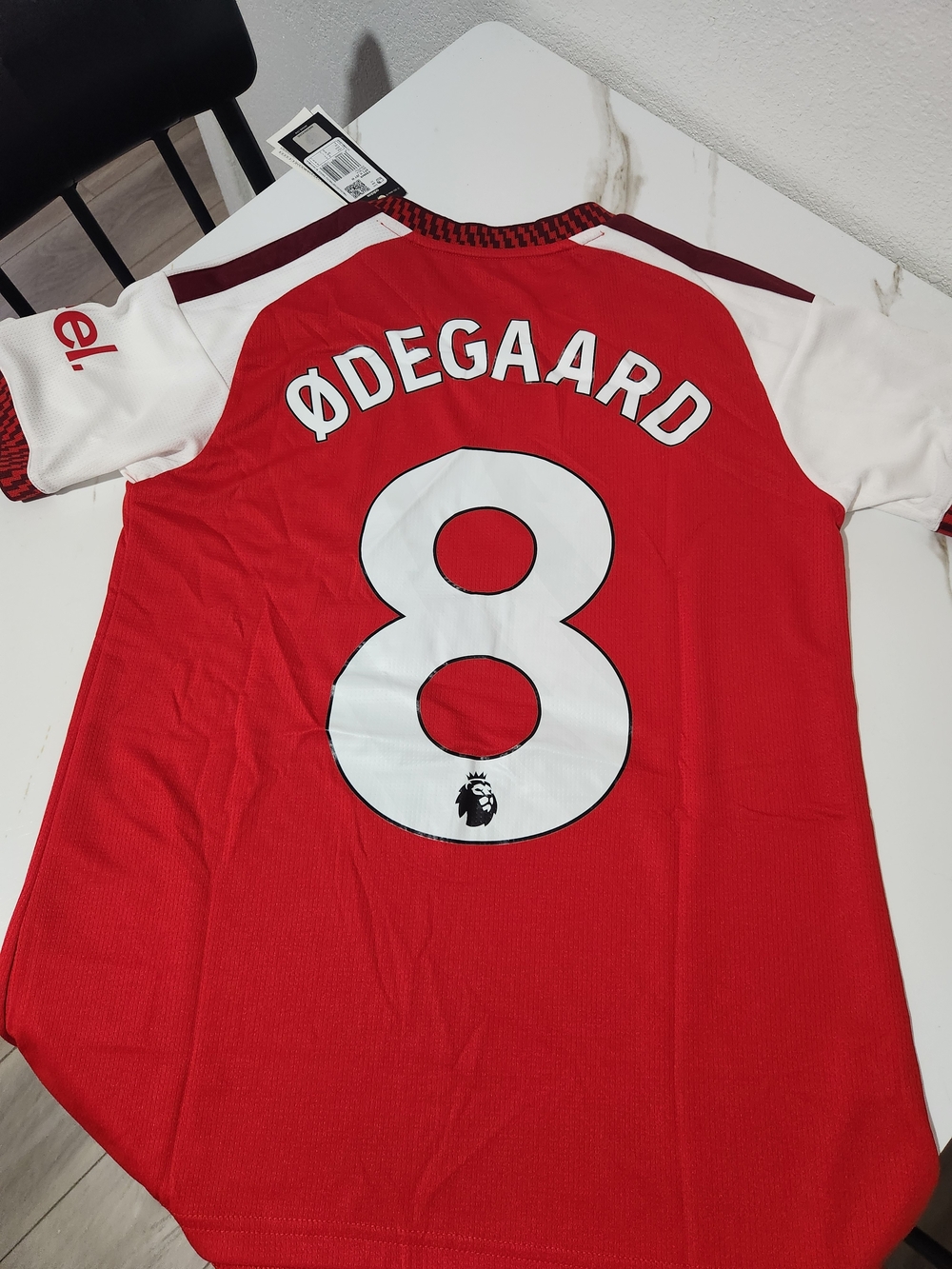 adidas Arsenal Red and White Men's Football Jersey - Picture 8 of 8